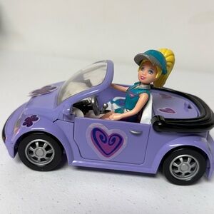 2000s Polly Pocket Fashion Convertible Love Bug Vehicle Car